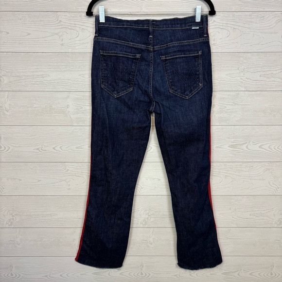 MOTHER Insider Crop Step Fray Speed Racer Jeans Size 29 - Picture 8 of 14